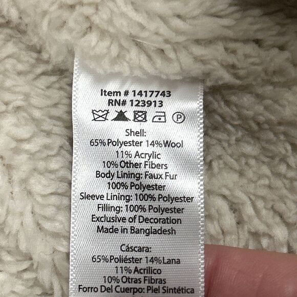 Jachs New York Wool Blend Jacket Mens XL Sherpa Lined Aztec Southwestern Pockets - Picture 5 of 11